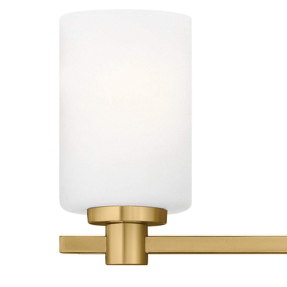 Hinkley Karlie Medium Three Light Vanity, Lacquered Brass