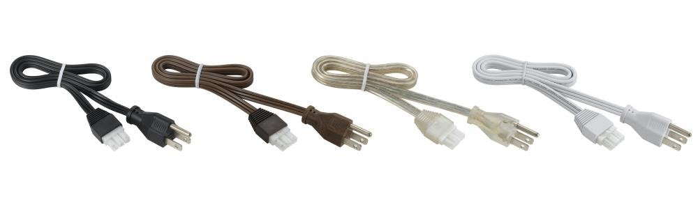 Cal Lighting UC-789-WR/PG-WH Transitional Wire w/Plug from Uc Series Accessories Collection in Bronze/Dark Finish, 17.80 inches