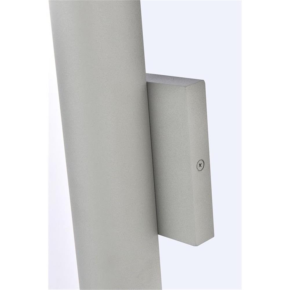 Living District Indoor Modern Home Decorative Raine Integrated LED Wall Sconce - Silver