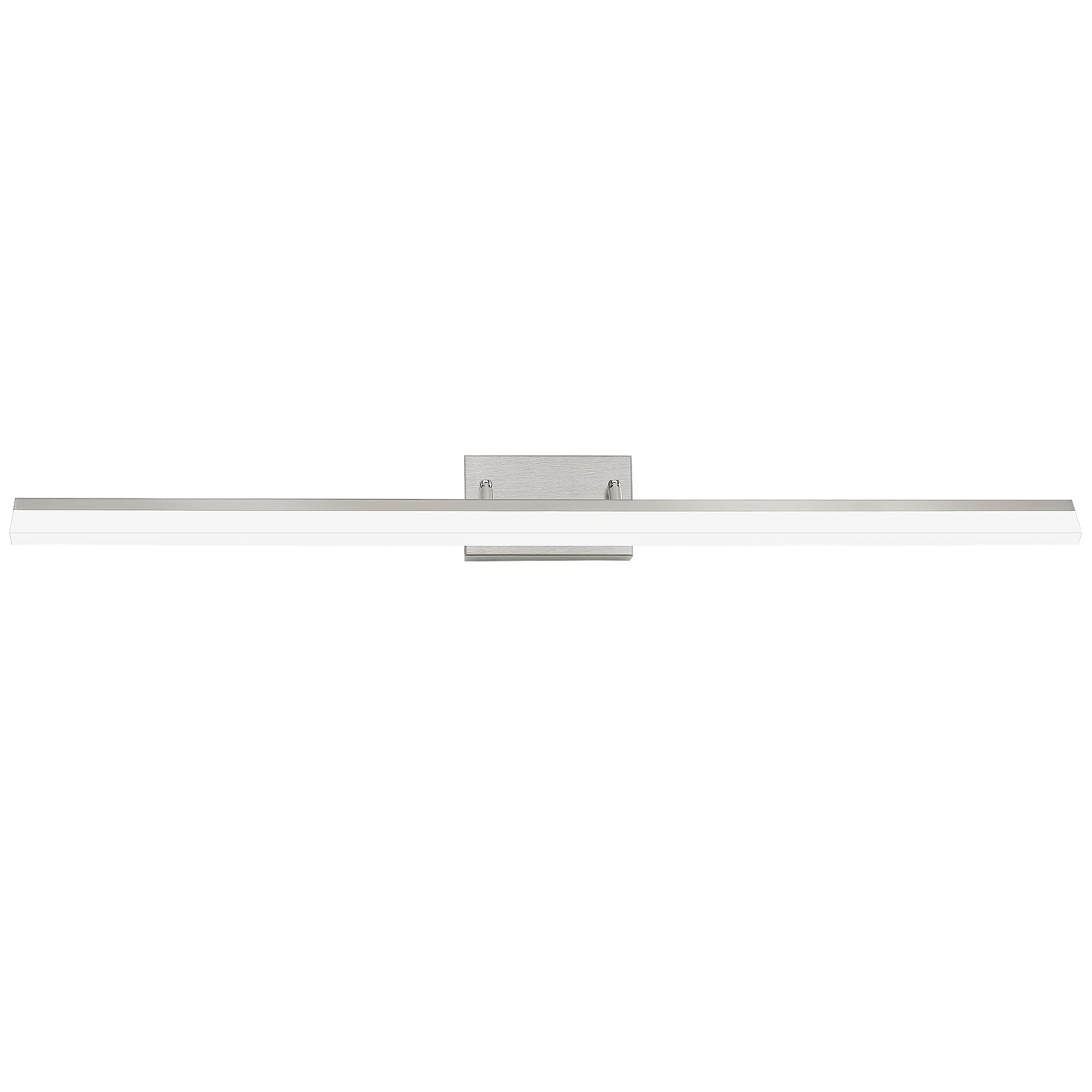 HUMHOLD 48" LED Bathroom Vanity Light, Dimmable 46W, Cool White 5000K, Brushed Nickel, Model THD-VL-48-1