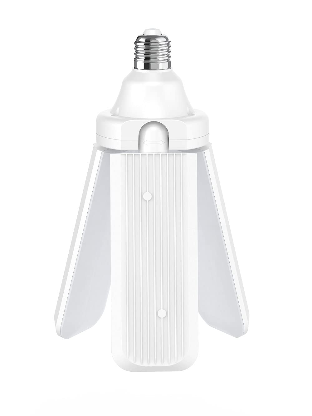 Feit Electric Led Garage Light, 3 Panel Adjustable Screw-In Led Shop Light Bulb, E26 Base, 4000 Lumens, Non-Dimmable, 5000K Dayl