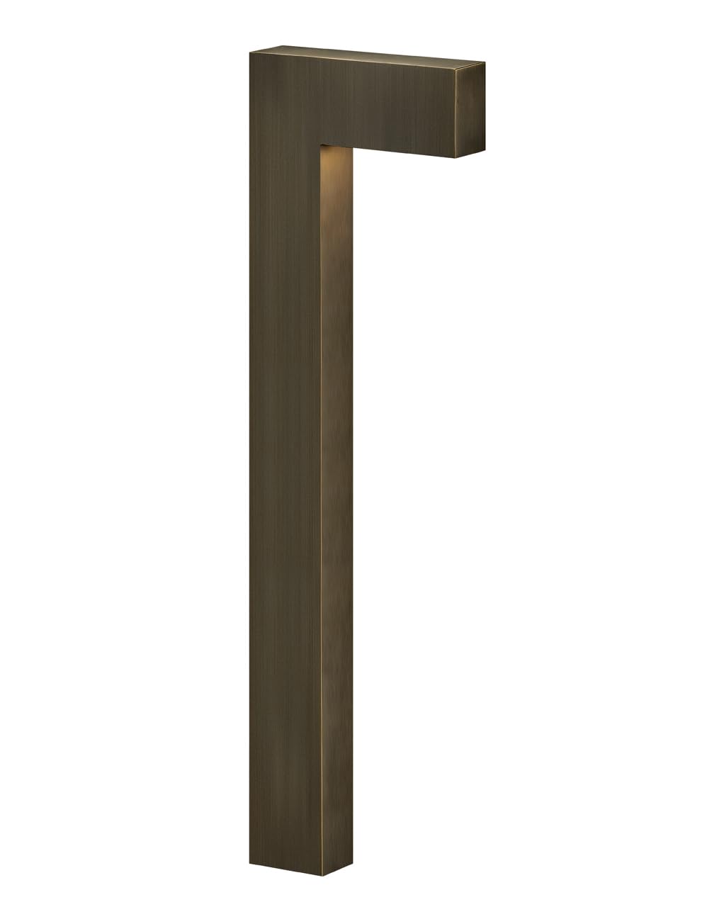 Hinkley Atlantis 1518MZ-LL Large LED Low Voltage Landscape Pathway Light, 12v, Dimmable, Solid Brass, Matte Bronze