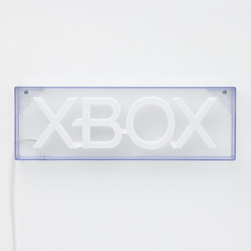 Paladone Xbox LED Neon Light, Free Standing or Wall Mountable, 30cm Wide, Multicolor, Model 12715