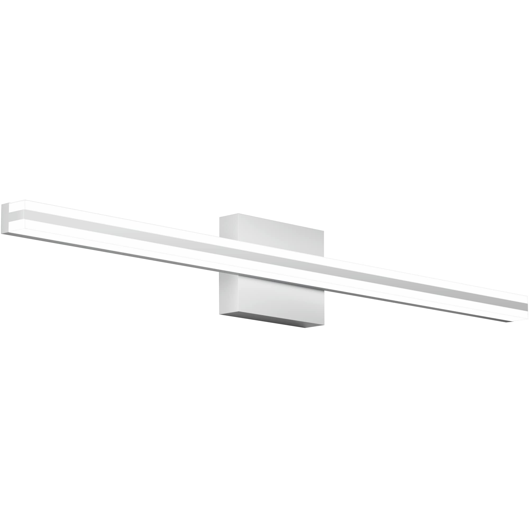 SOLFART Bathroom Vanity Lights Over Mirror 31.8 Inch LED Brushed Nickel Aluminum S8200-810mm-Silver