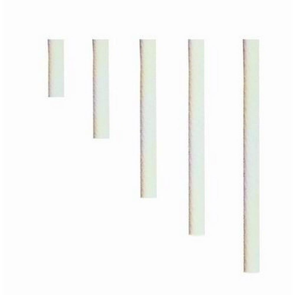 Cal 24in Pendant Assembly Pole - Metal, White, Model HT-294/24/PL-WH, 24 x 0.5 x 0.5 inches