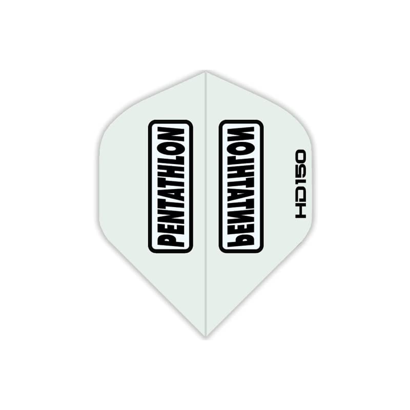 Us Darts Pentathlon Clear Hd150 Standard Dart Flights - 3 Sets (9 Flights) - 150 Micro Ex-Tough