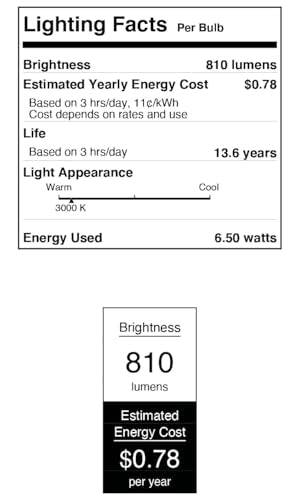 Westinghouse Lighting 5258000 6.5 Watt (60 Watt Equivalent) A19 Dimmable Clear Filament Led Light Bulb, Medium Base