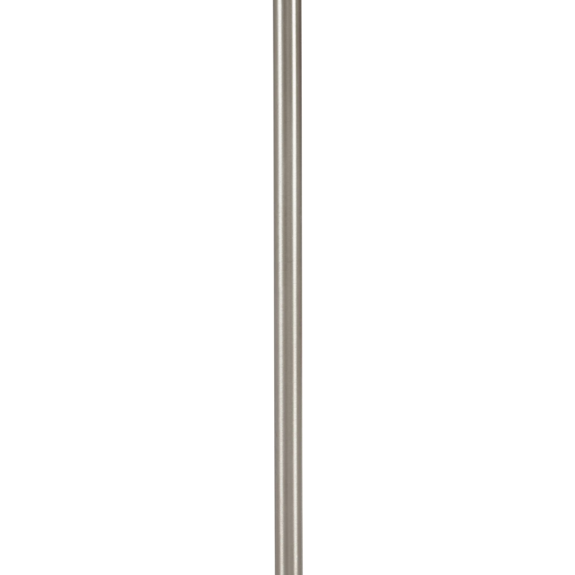 Hampton Hill 5-Light Presidio Chandelier, Modern Design For Dining Room, Adjustable Height, 24 W, Silver/White, Model Mps150-0107