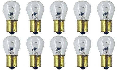 CEC Industries 1295 Bulbs, 12.5V, 37.5W, BA15s Base, S-8 Shape, Box of 10