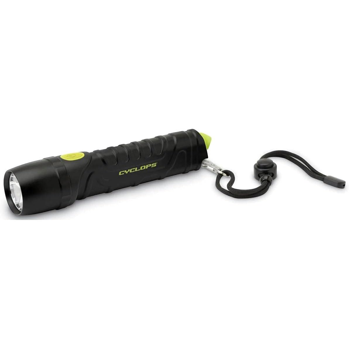 Cyclops 800 Lumens LED Pocket Flashlight, Emergency Glass Breaker, One Size, Black, Model CYC01342-BRK