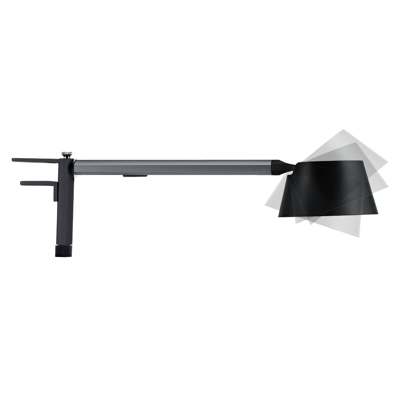 Black+Decker Verve Designer Led Clamp Light, Fits Shelves, Cubicles & Headboards, True White Led + 16M Rgb Colors