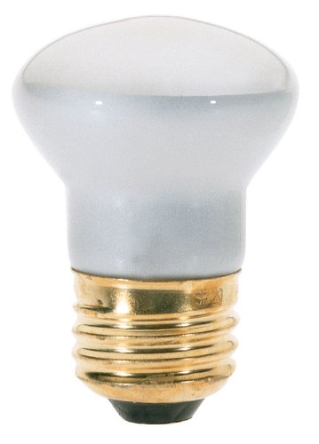 Satco S3604 120V Medium Base 25-Watt R14 Light Bulb, Clear