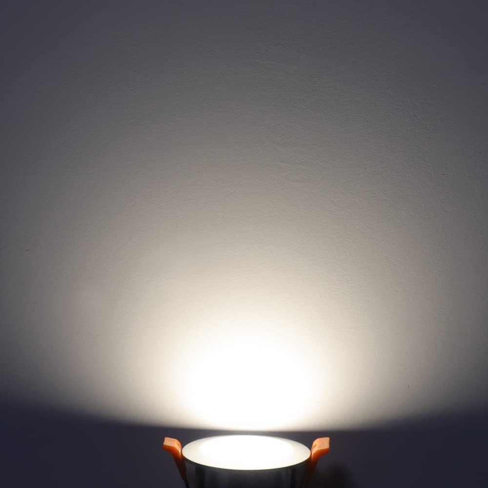 LightingWill 2 Inch LED Downlight - 32 Pack Dimmable Recessed Light, 3W, 4000K Natural White, Black, Model LS8-TD-WMTD