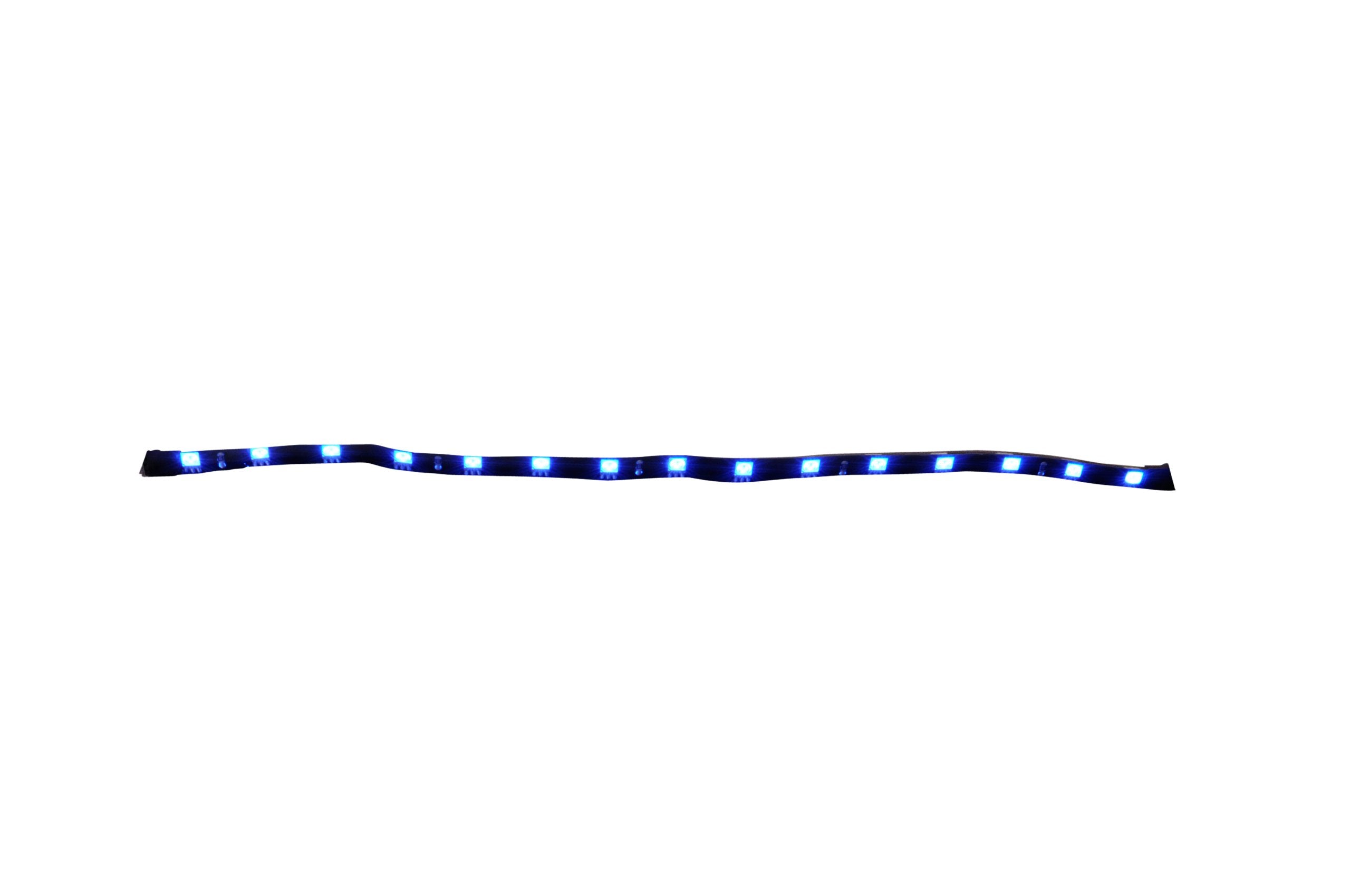 Blue Led Light Strip,15 Led Grains, Total 3.6W Led Light Strip,30Cm