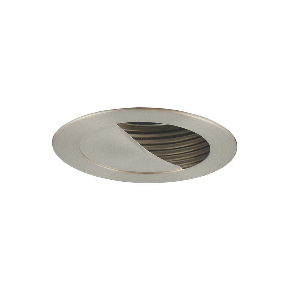 Jesco Lighting Tm304Stst 3.63&quot; Adjustable Scoop Wall Low Voltage Trim, Satin Chrome Finish