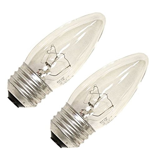 Sylvania 15wb10clrmed2pk Medium Base Decorative Light Bulb, 15 Watts
