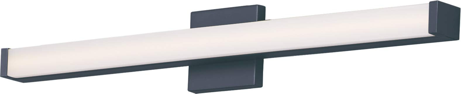 Maxim 52004Bk Spec Collection 30 Inch Dimmable Led Bathroom Vanity Light I 3000K I Black I Modern Contemporary Light Fixture I P