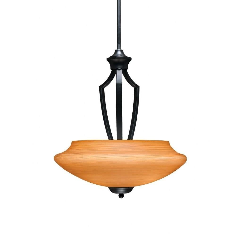 Zilo 3 Light Pendant in Matte Black (567-MB-686)