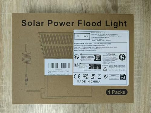 400Led Solar Lights Outdoor Ip67 Waterproof Solar Flood Lights 3 Modes & Remote Control Motion Sensor Outdoor Light For Garden  Garage  Patio  Pathway (2 Pack)