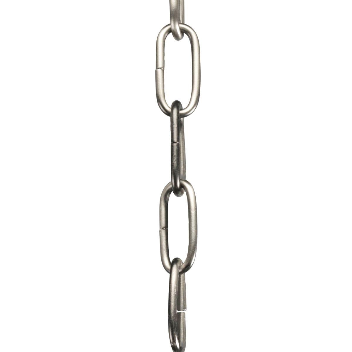 Progress Lighting Accessory Chain - 10 of 9 Gauge Chain, Indoor & Outdoor, P8757-81, Antique Nickel