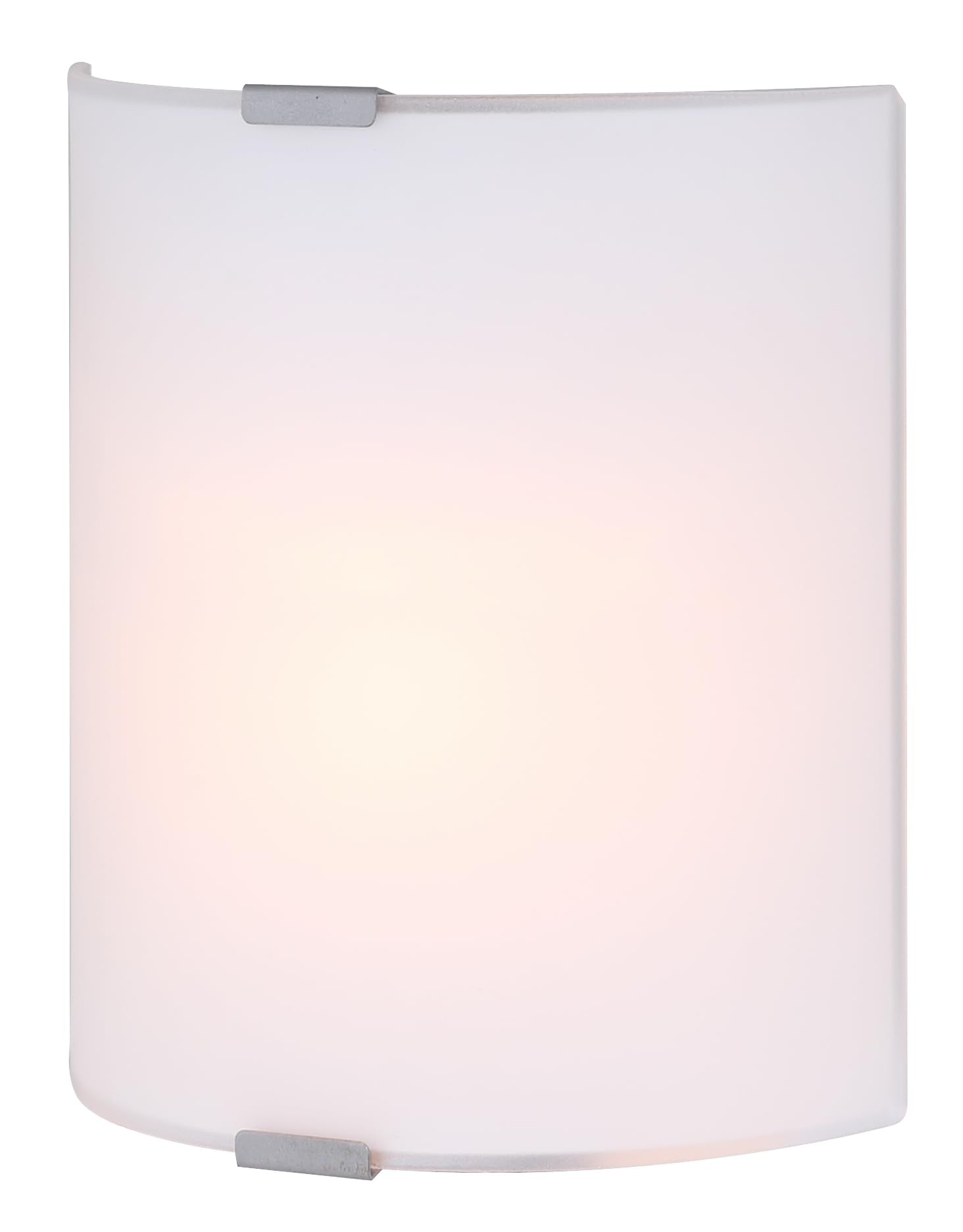 Modern 1-Light Wall Sconce, Grey With Flat Opal Glass, 7 Inch, Ambient Accent Lighting, Floating Wall Mounted Light For Hallway,