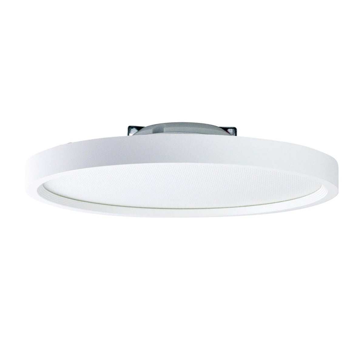 Nora Nlos-R72L27Ww Surf Baffle Led Regressed Edge-Lit Surface Mount, White (2700K, 7'' Round)