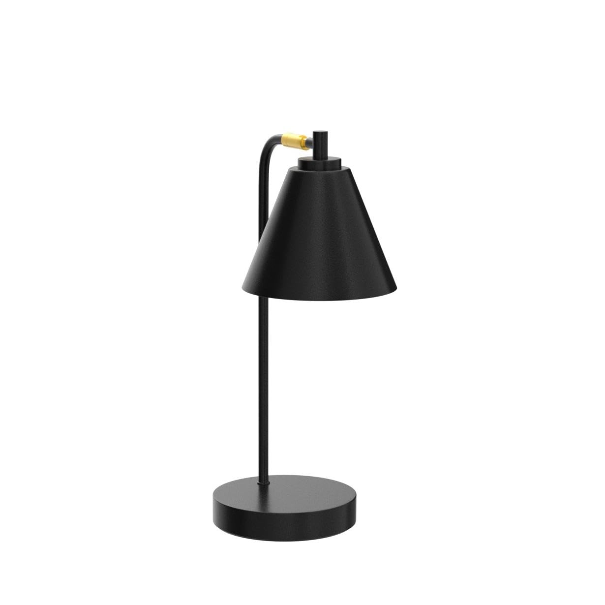 Industrial 3 Way Dimmable Touch Control Desk Lamp with 2 USB Ports & AC Outlet Bedside Nightstand Reading Lamp Flexible Head Far