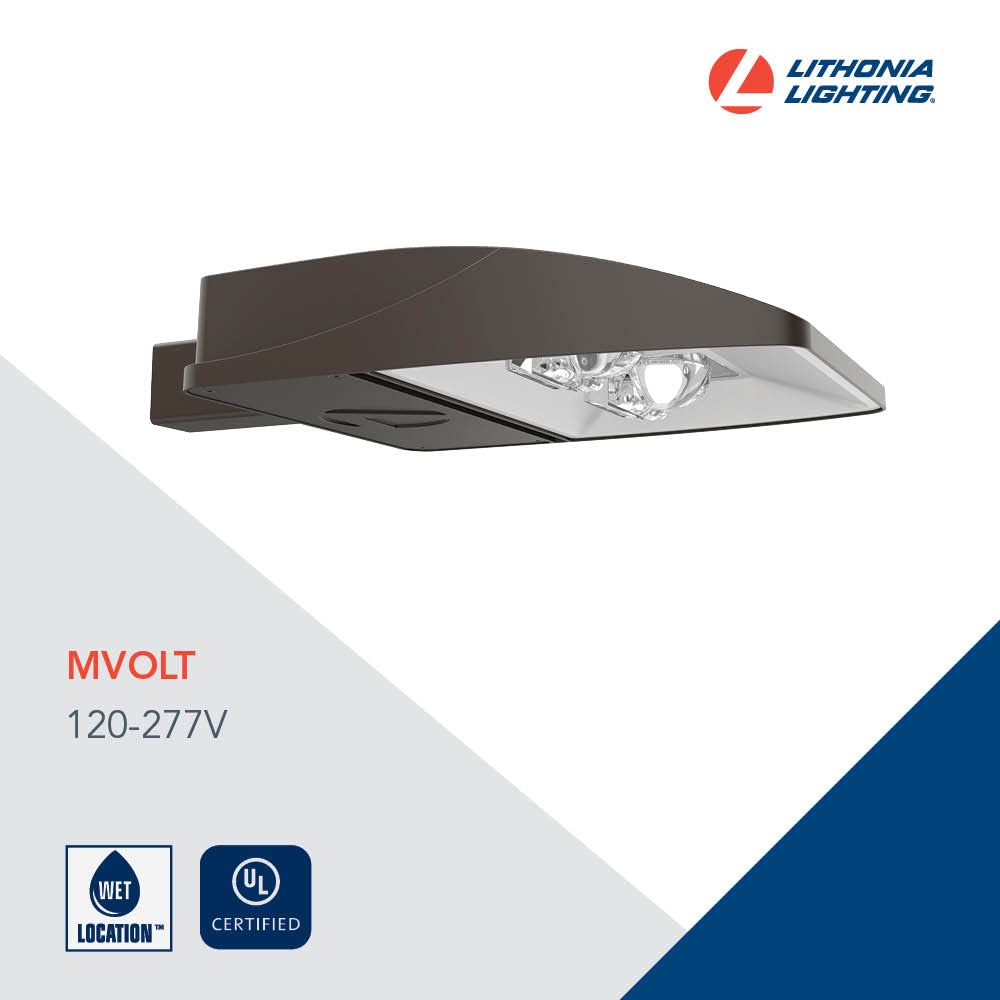 Lithonia Lighting Outdoor Esx1 Led P4 4000K Type 3 Optic Mvolt Universal Pole Mounting Bi-Level Area Light In Bronze