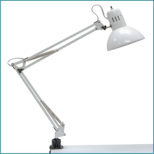 Studio Designs Swing Arm Lamp With 13-Watt Cfl Bulb, Black