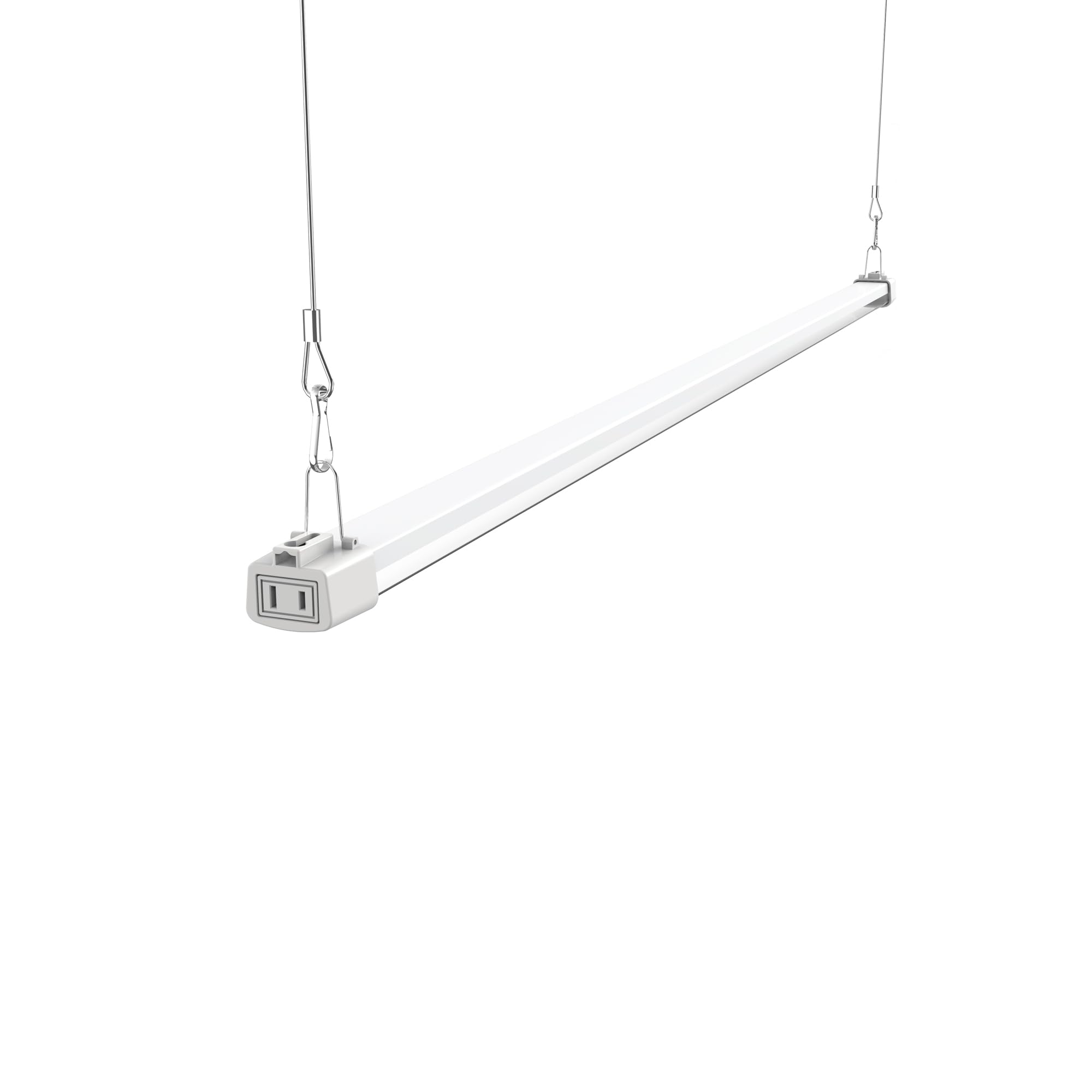 Apicdom Led Grow Light 4Ft Full Spectrum Compact Linkable Lighting Fixture For Indoor Greenhouse Year Round Plant Seedlings, Essential Grow Slim Hanging Suspended Strip