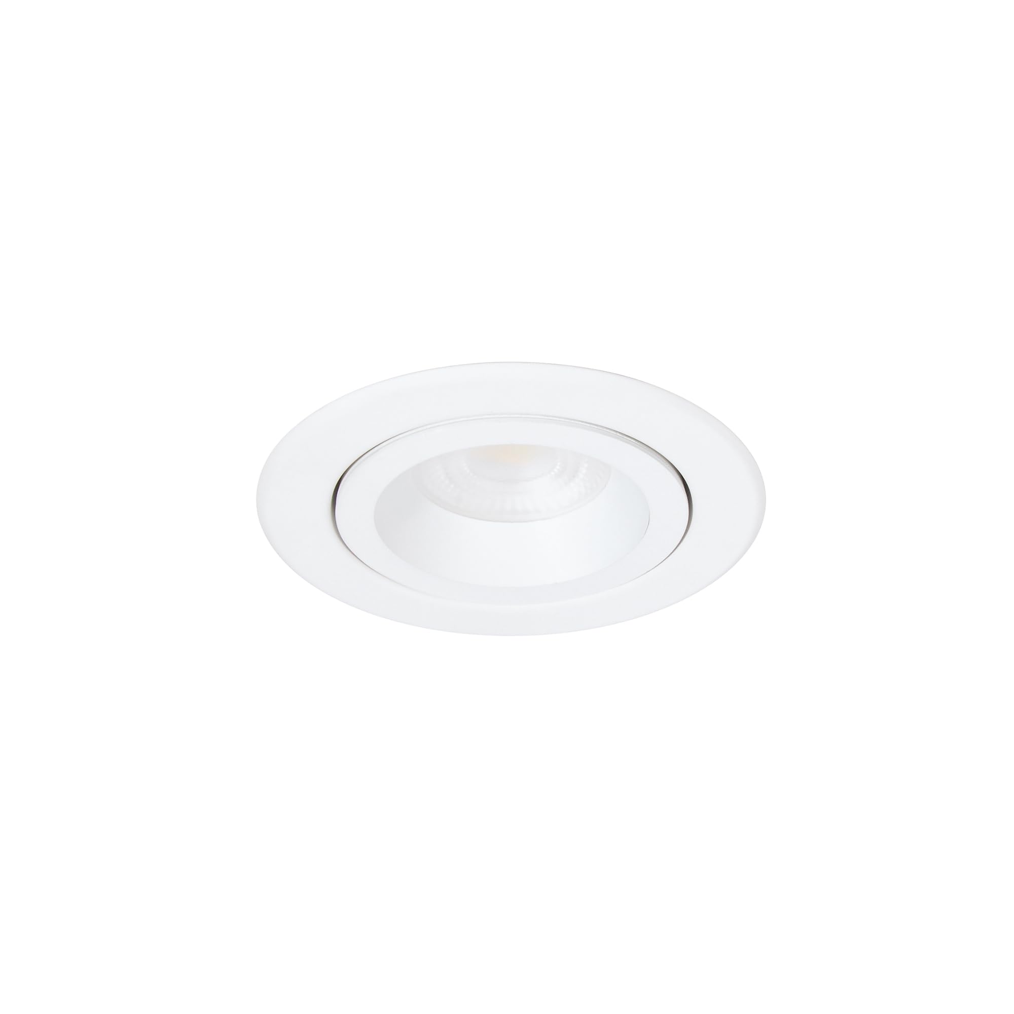 Wac Lighting Lotos R 4In Fire Rated Led Round Adjustable 5-Cct Selectable 2700K-3000K-3500K-4000K-5000K Recessed Kit In White