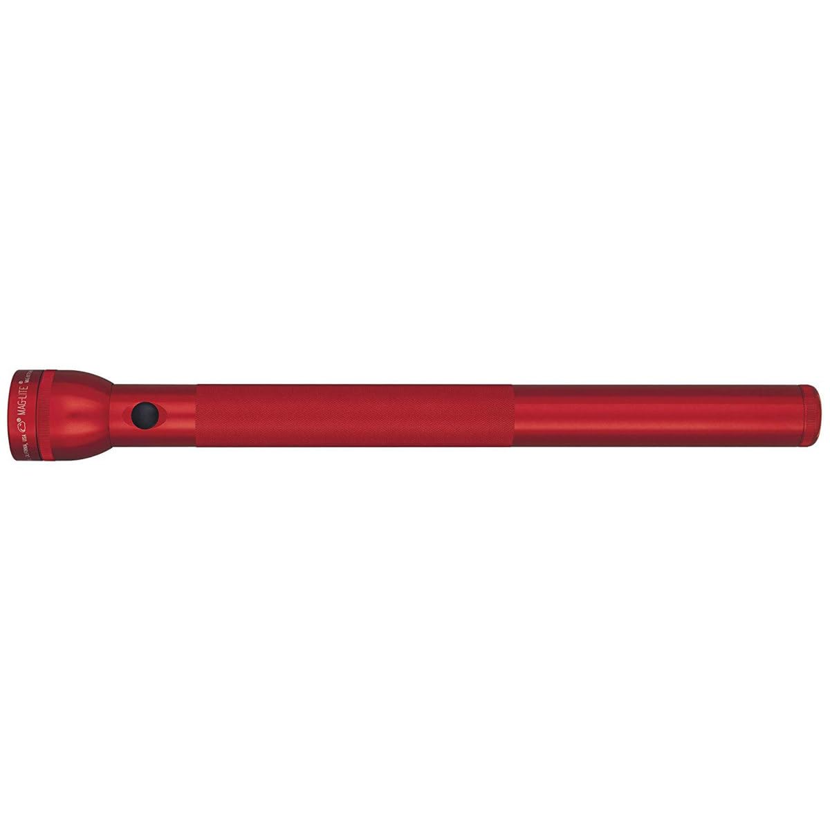 Maglite Heavy-Duty Incandescent 6-Cell D Flashlight In Display Box, Red