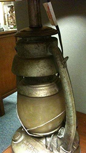 Crestview Lighting Oil Lantern Table Lamp CIAUP530 Natural Plastic