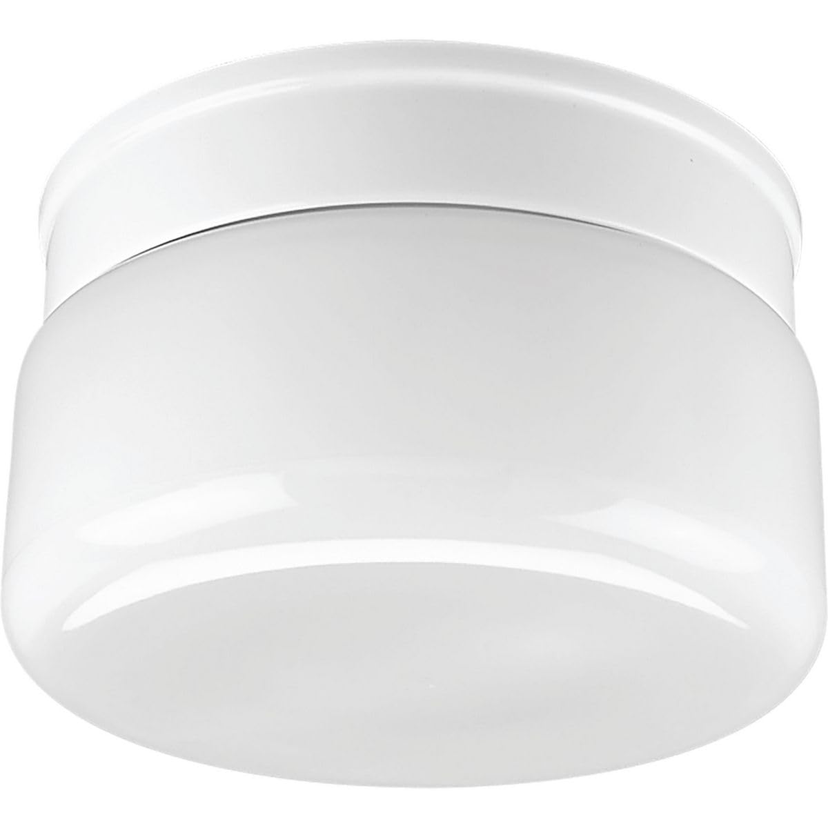Progress Lighting P3518-30 White Glass With Snap-In Fitter Globe, White