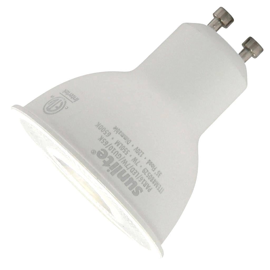 Sunlite 80529 Led Mr16 Reflector Spotlight Bulb, 7 Watts (50W Halogen Bulb Replacement) 120 Volt, 550 Lumen, 35 Flood Beam, Gu10