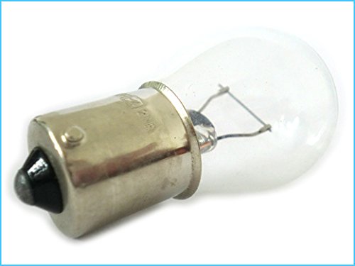 Carall 10 Pcs Car Halogen Bulbs S25 P21W Ba15S 12V 21W Single Filament, For Headlight Car Bulbs, Beam Low/High Beam Fog Light Re