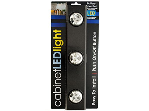 9-LED Under-cabinet Light with Rotating Lights