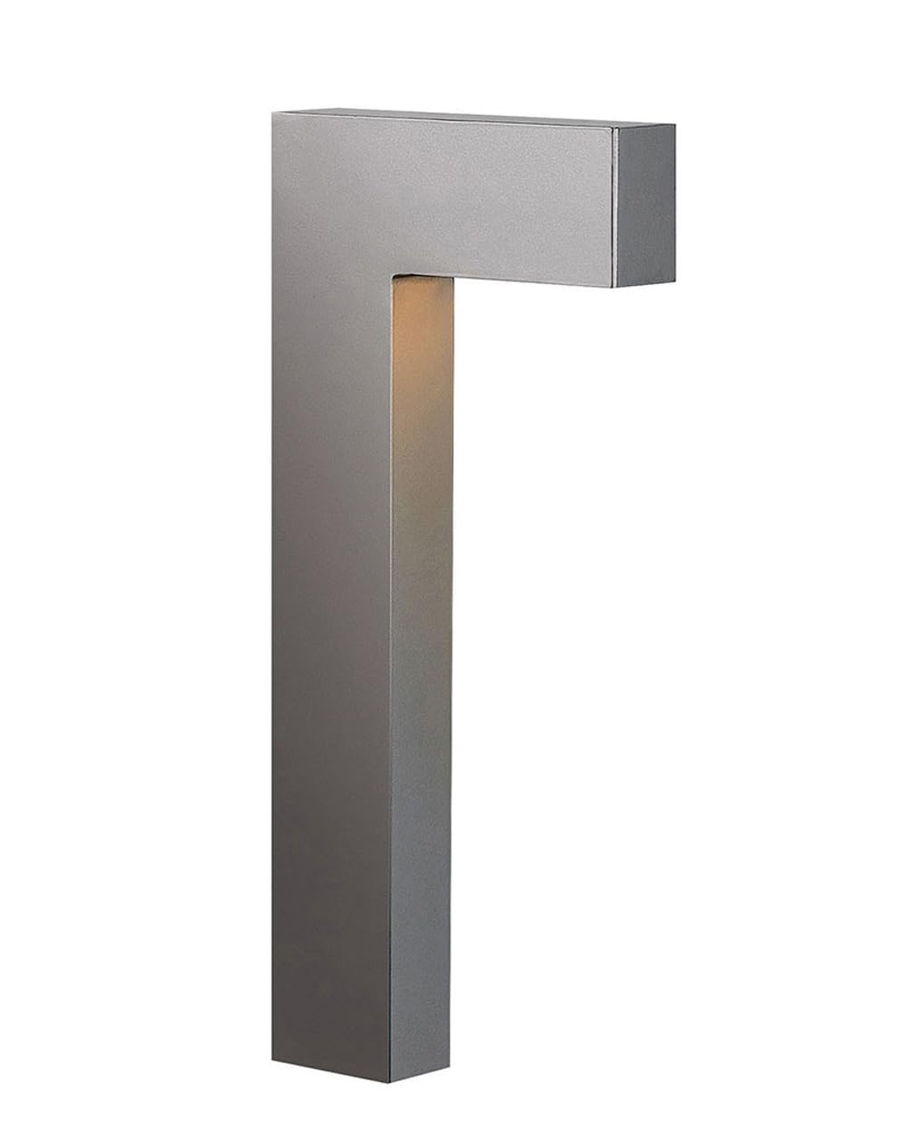 Hinkley Atlantis Small LED Low Voltage Landscape Pathway Light, 12v, Dimmable, Aluminum, Hematite