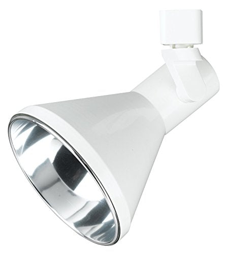Cal CFL Bulb 120V 50W Max with Reflector, White, Metal, Model CALHT-973-WH