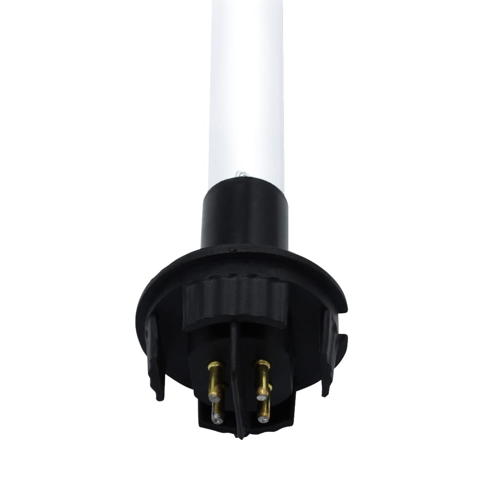 Technical Precision Replacement Bulb 40W UV Lamp Model 602805 2 Pack, 4 Pin Large Round, Clear Finish