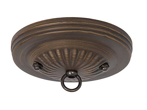 B&P Lamp® Antique Bronze Canopy Kit - Metal, Model 10801AB, Bronze Color