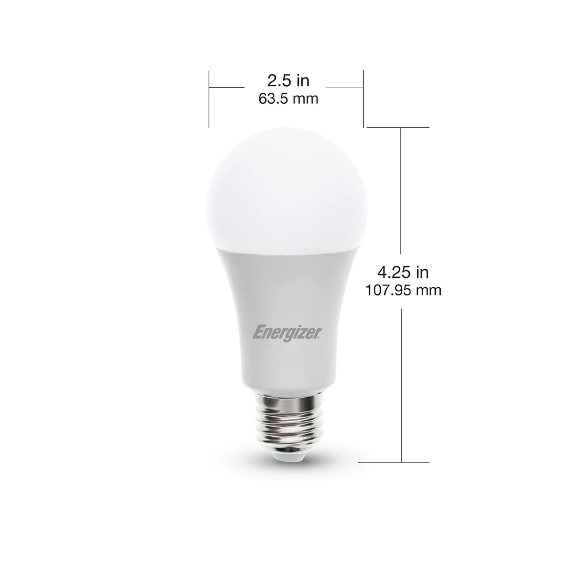 Energizer Connect Smart A19 Led Bulb - Multi-White, Voice Control, Alexa & Google Compatible