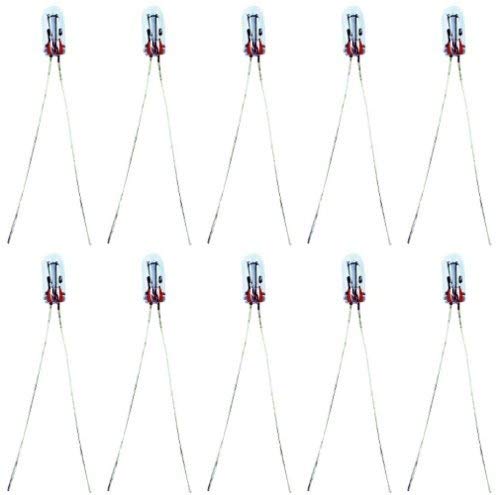 CEC Industries T-1 Bulbs, 14V, 0.91W, Wire Terminal Base, Model 8111, Box of 10