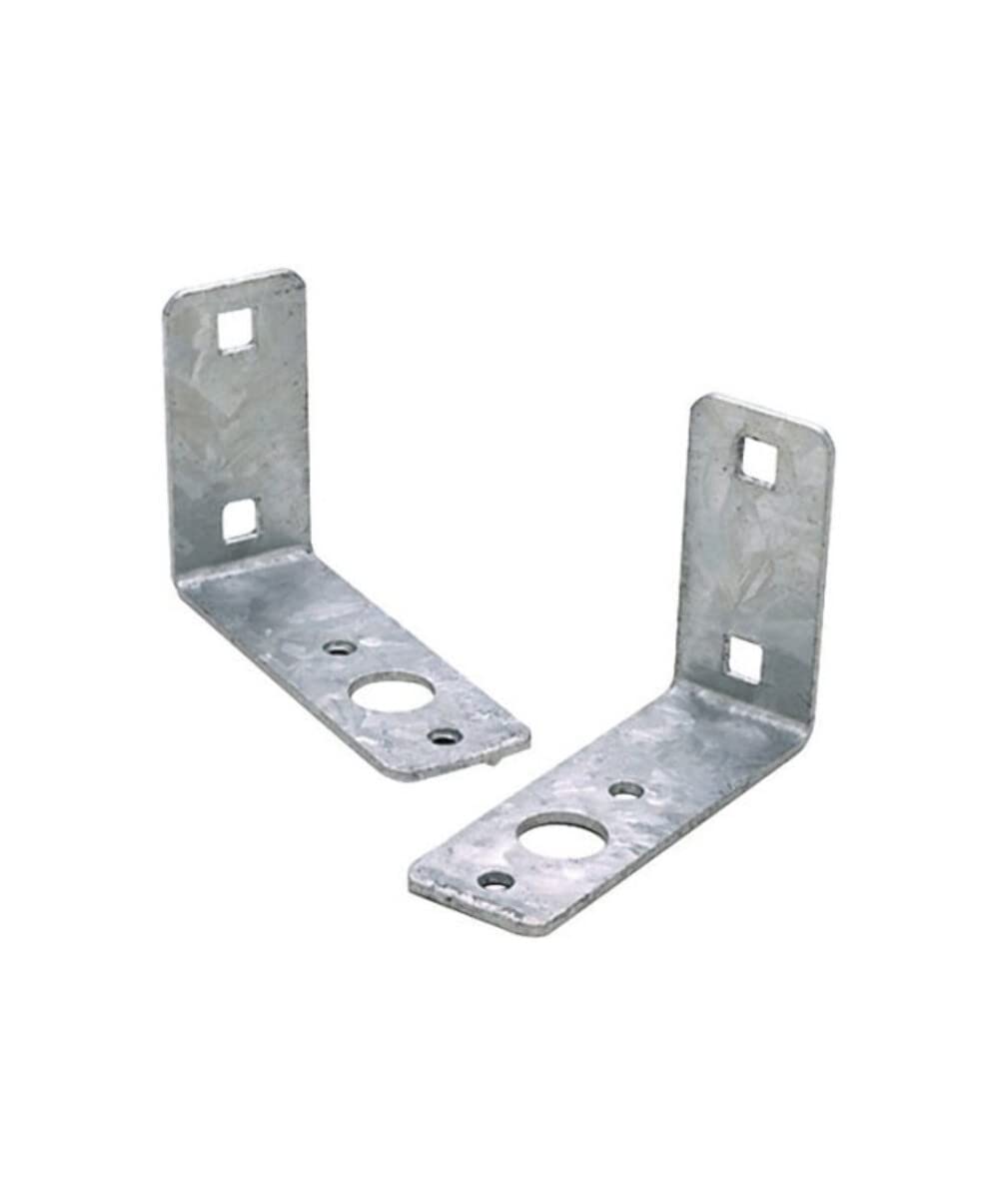 SEACHOICE Trailer Light Bracket, Steel, 4-1/2in x 3in, Silver, Model 51751