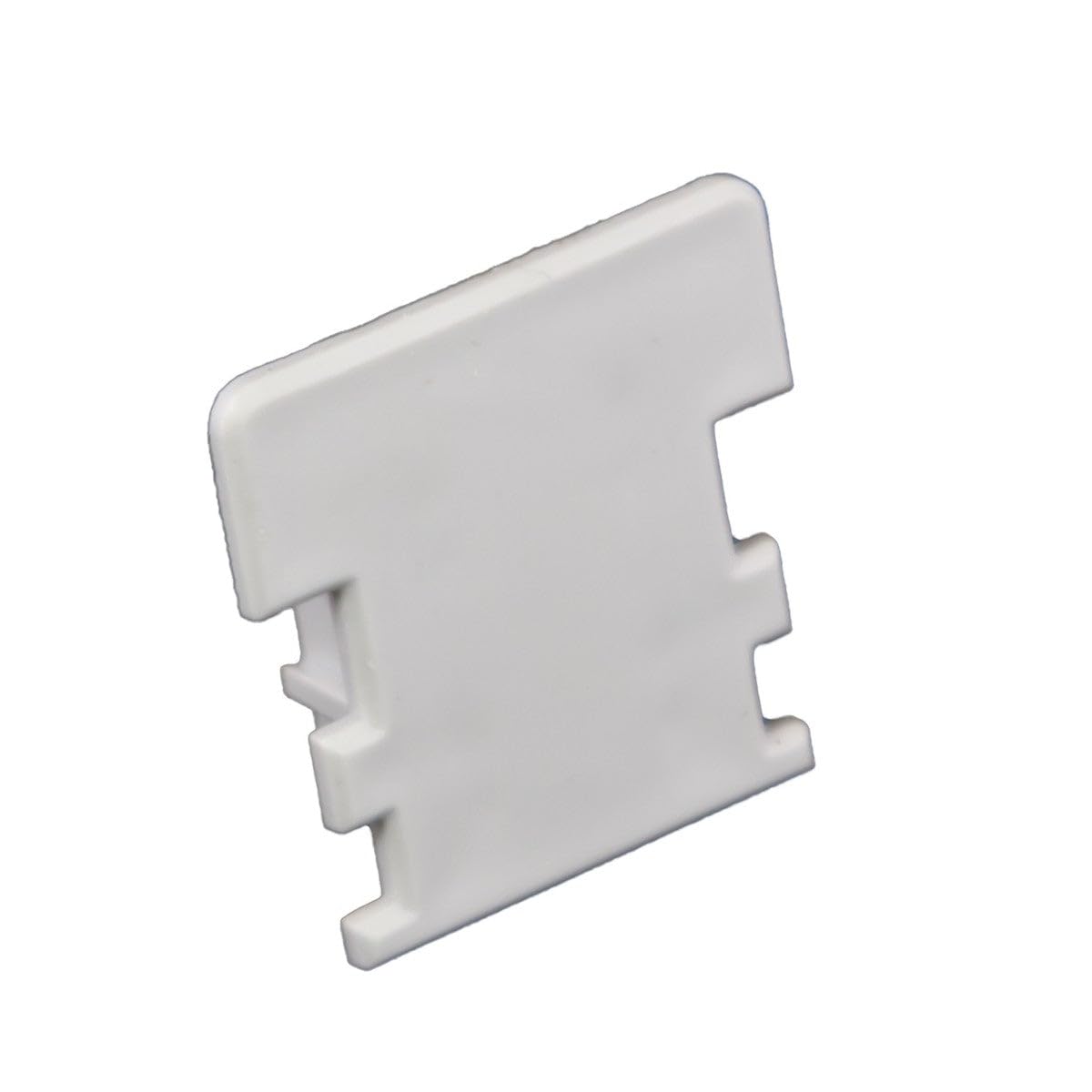 American Lighting Pe-Paver-End End Cap For Paver Extrusion, White Plastic