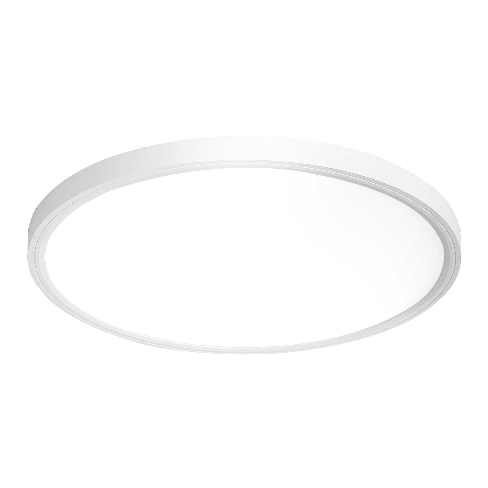 DINGLILIGHTING Surface Mount Led Ceiling Light-18W Round Flat LED Ceiling Lighting, 5000K, Cool White for Kitchen, Closet, Garag