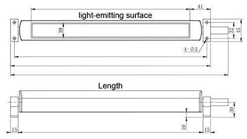 Qujiline16W 24V Ip68 Explosion Proof Led Light/Tube Long 22.8" Waterproof Cnc Industrial Machine Interner Led Lighting (16)