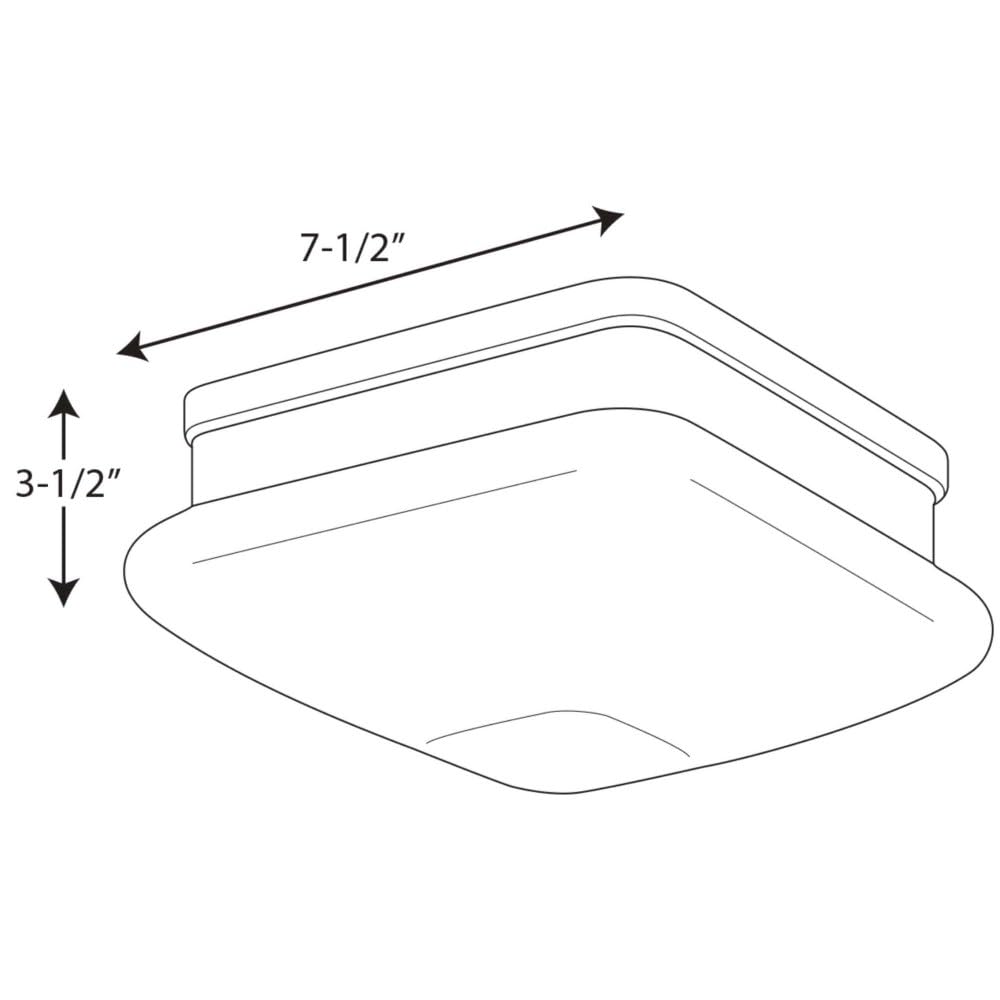 Appeal Collection One-Light 7-1/2 Flush Mount