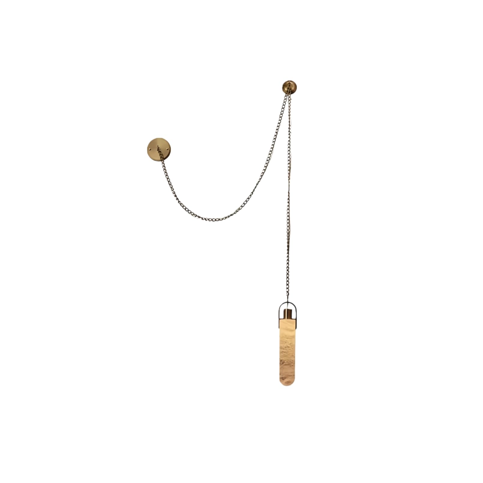 RUIBO Alabaster 1 Light LED Hanging Pendant Lighting,Cylinder Natural Marble Pendant Lights,Living Dining Room Loft Bedroom Mode