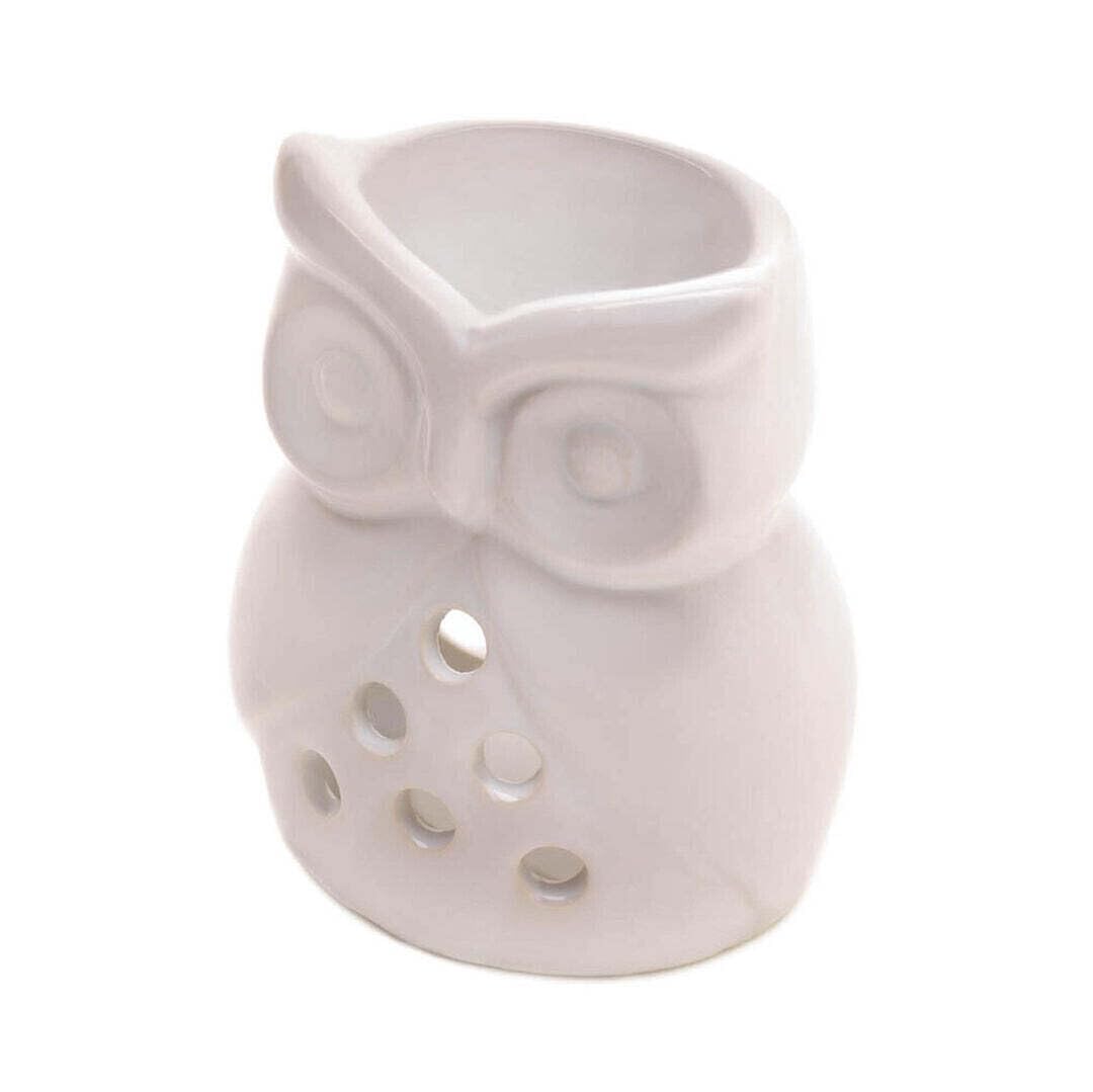 Zings & Thingz 57071310 White Owl Oil Warmer, No Size